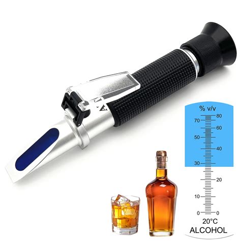 alcohol refractometer for spirits|how to calculate refractometer.